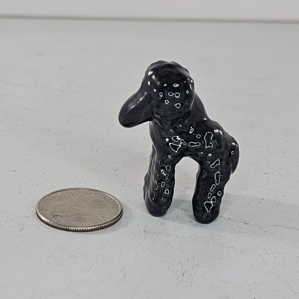 Hagen Renaker Early Black Lamb Baby Sheep Ears Down Miniature Figurine - Picture 8 of 8